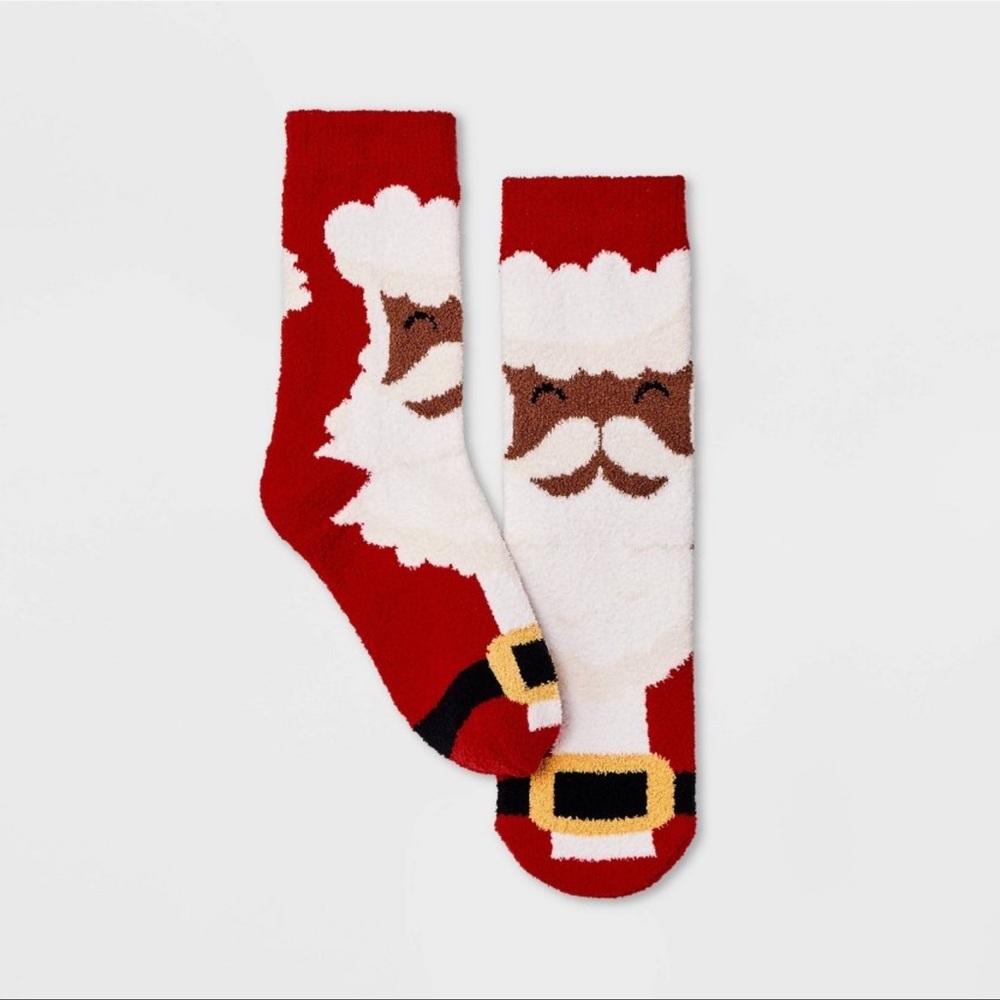 Wondershop Target Women’s Santa Cozy Crew Socks w/ Gift Card Holder